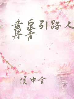 黄泉引路人 碎丹青