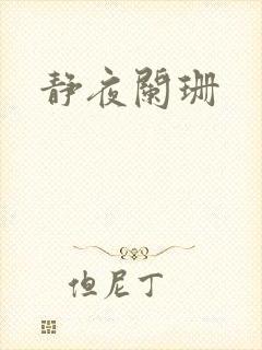 静夜阑珊