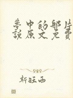 梦中的那片海小说原文免费阅读