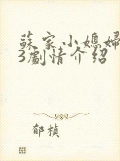 苏家小媳妇1v3剧情介绍