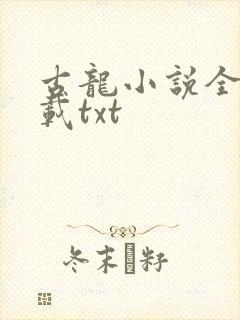古龙小说全集下载txt