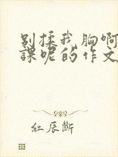 别揉我胸啊嗯上课呢的作文