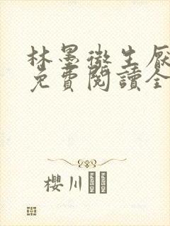 林墨微生厌小说免费阅读全文