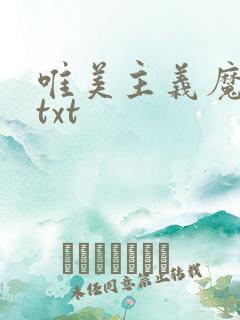 唯美主义魔法师txt