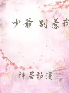 少爷 别惹我