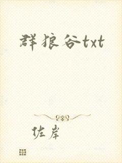 群狼谷txt