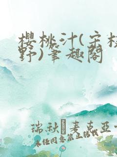 樱桃汁(宋枝江野)笔趣阁