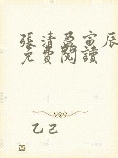 张清盈寅辰小说免费阅读