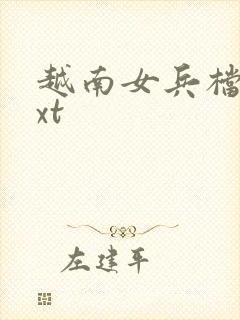 越南女兵档案txt