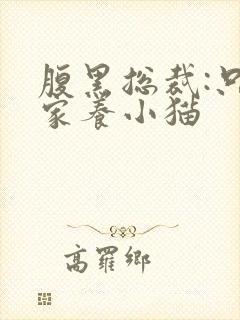 腹黑总裁:只疼家养小猫