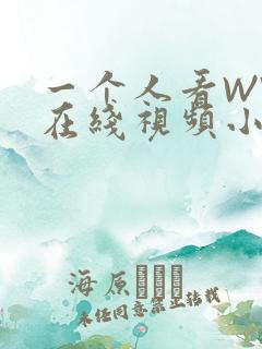 一个人看WWW在线视频小说