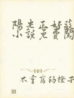 阳光正好苏玥玥小说免费阅读无弹窗