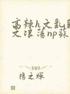 高辣h文乱乳h文浪荡np苏夏