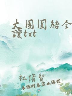 大团圆结全文阅读txt