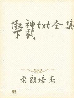 傲神txt全集下载