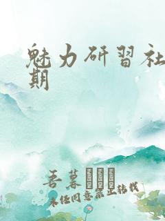 魅力研习社43期