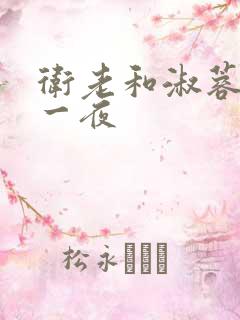 卫老和淑蓉销魂一夜