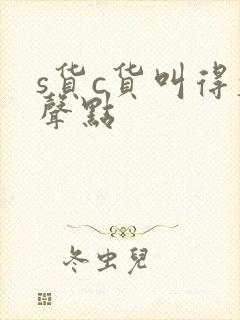 s货c货叫得大声点