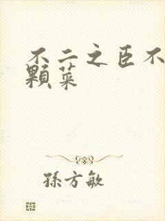 不二之臣不止是颗菜