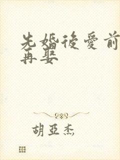 先婚后爱前妻难再娶