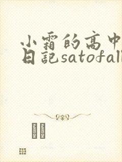 小霜的高中成长日记satofall