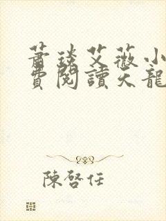 萧琰艾薇小说免费阅读天龙殿