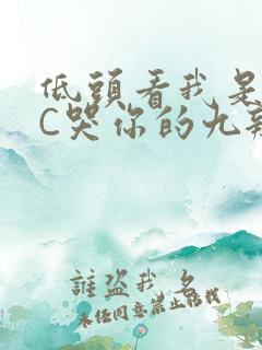 低头看我是怎么C哭你的九辫儿