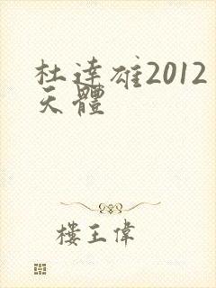 杜达雄2012天体