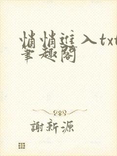 悄悄进入txt笔趣阁