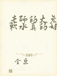 老师的大兔子好软水真的好多