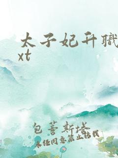 太子妃升职记txt