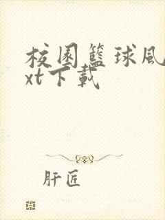 校园篮球风云txt下载