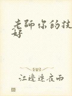 老师你的技术真好