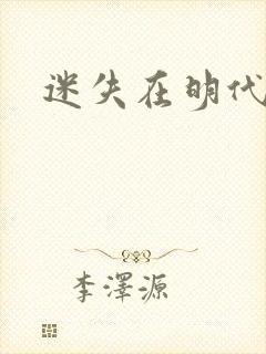 迷失在明代末年