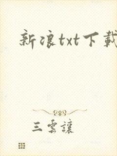 新浪txt下载