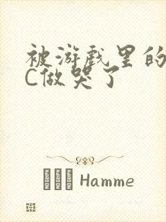 被游戏里的NPC做哭了