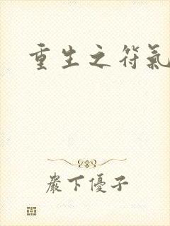 重生之符气冲天