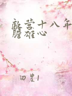 敌营十八年2虎胆雄心