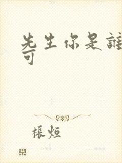 先生你是谁林亦可