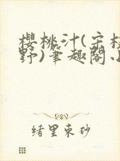 樱桃汁(宋枝江野)笔趣阁小说