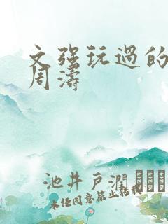 文强玩过的女人周涛