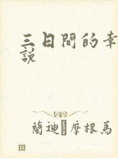 三日间的幸福小说