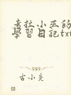 考拉小巫的英语学习日记txt