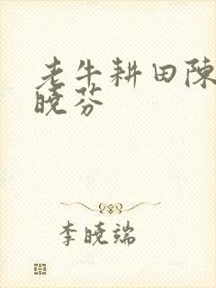 老牛耕田陈雪杨晓芬