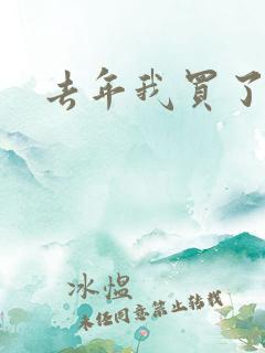 去年我买了个表