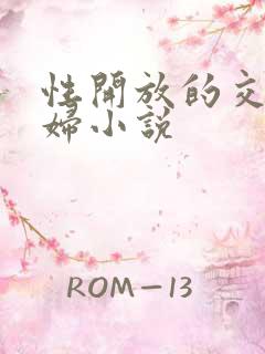 性开放的交换艳妇小说