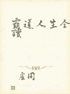 霸道人生全文阅读