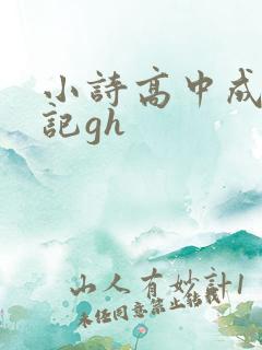 小诗高中成长日记gh