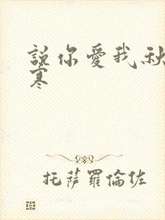 说你爱我秋夜雨寒