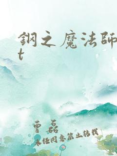 钢之魔法师txt